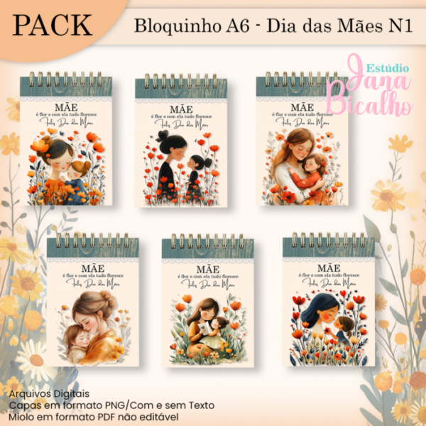 PACK Bloquinho A6 - Dia das Mães N1 - Image 3