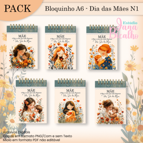 PACK Bloquinho A6 - Dia das Mães N1 - Image 4