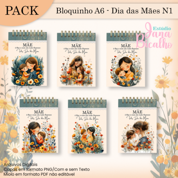 PACK Bloquinho A6 - Dia das Mães N1 - Image 5