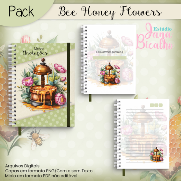 Pack Bee Honey Flowers - Image 5