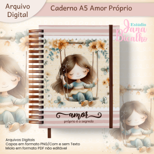 Caderno A5 Coleção Amor Próprio