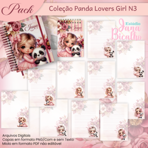 Pack Coleção Panda Lovers Girl N3