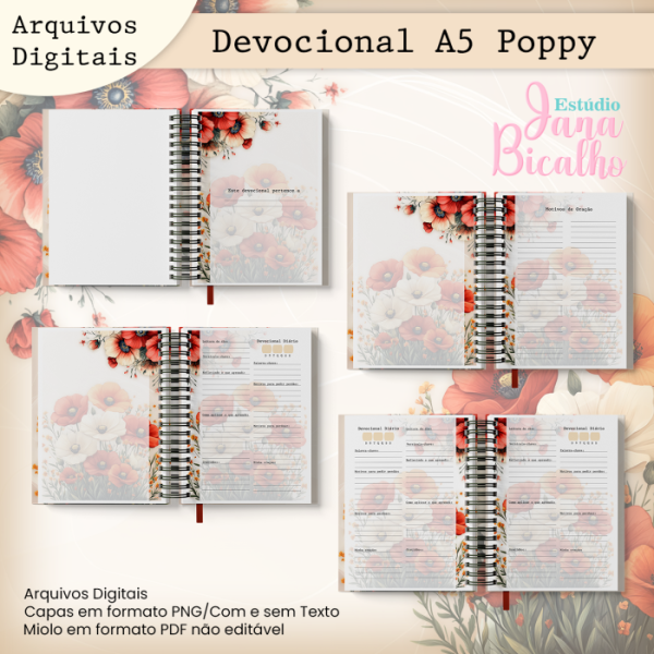 Devocional A5 Poppy - Imagem 2