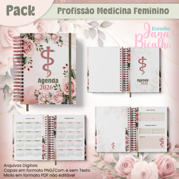 Pack Profissões - Medicina Feminino - Image 2