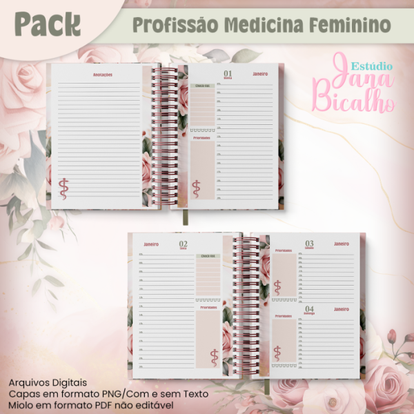 Pack Profissões - Medicina Feminino - Image 3