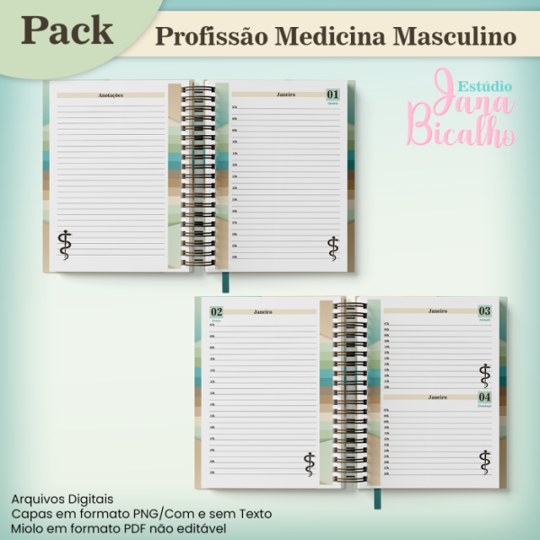Pack Profissões - Medicina Masculino - Image 3