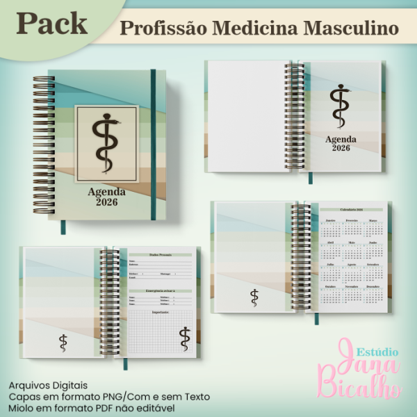 Pack Profissões - Medicina Masculino - Image 4