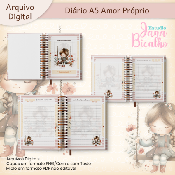 Diário A5 Coleção Amor Próprio - Imagem 2