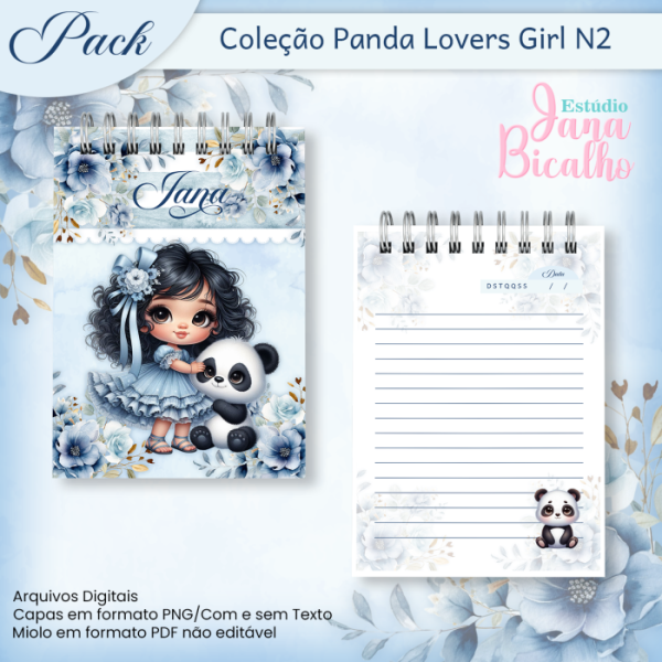 Pack Coleção Panda Lovers Girl N2 - Imagem 3