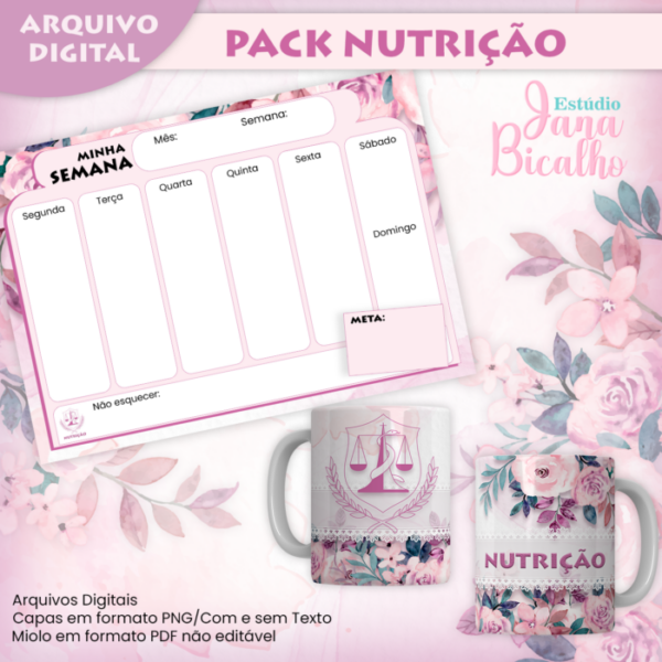 Pack Profissões Nutrição Feminino - Image 4