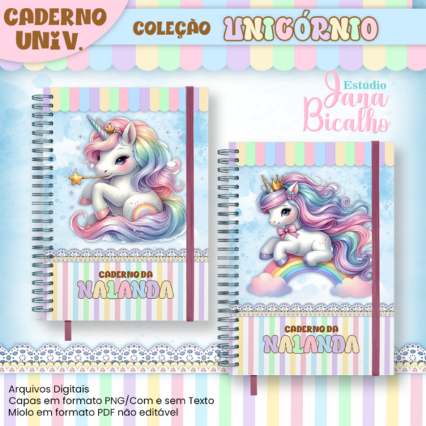 Caderno Universitário Coleção Unicórnio - Image 4