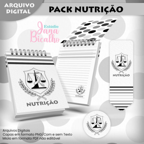 Pack Profissões Nutrição Masculino - Image 3