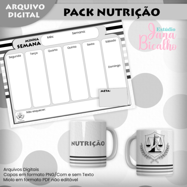 Pack Profissões Nutrição Masculino - Image 4