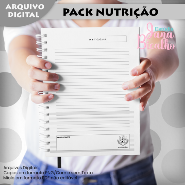 Pack Profissões Nutrição Masculino - Image 7