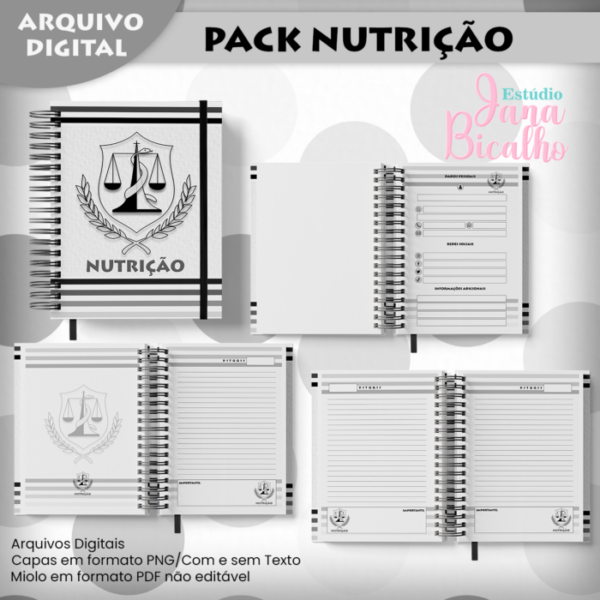 Pack Profissões Nutrição Masculino - Image 2