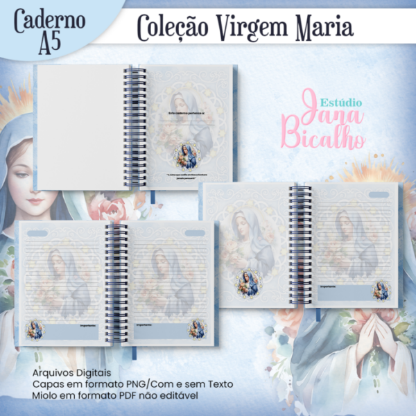 Caderno A5 Coleção Virgem Maria - Image 2