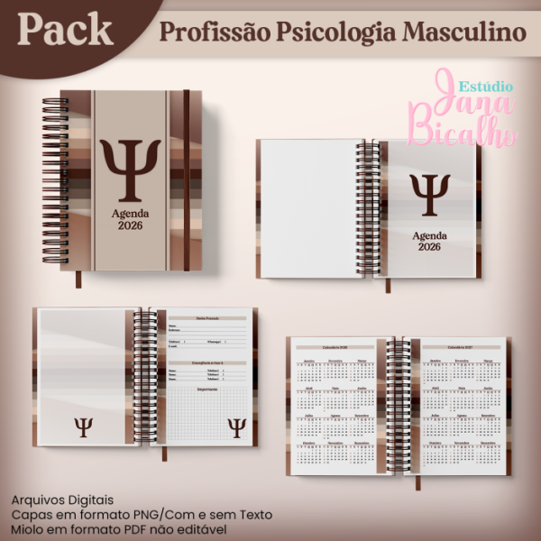 Pack Profissões - Psicologia Masculino - Image 2