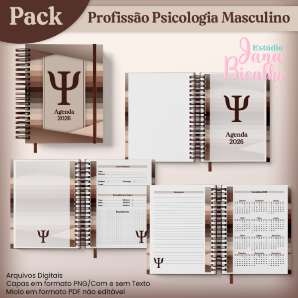 Pack Profissões - Psicologia Masculino - Image 4