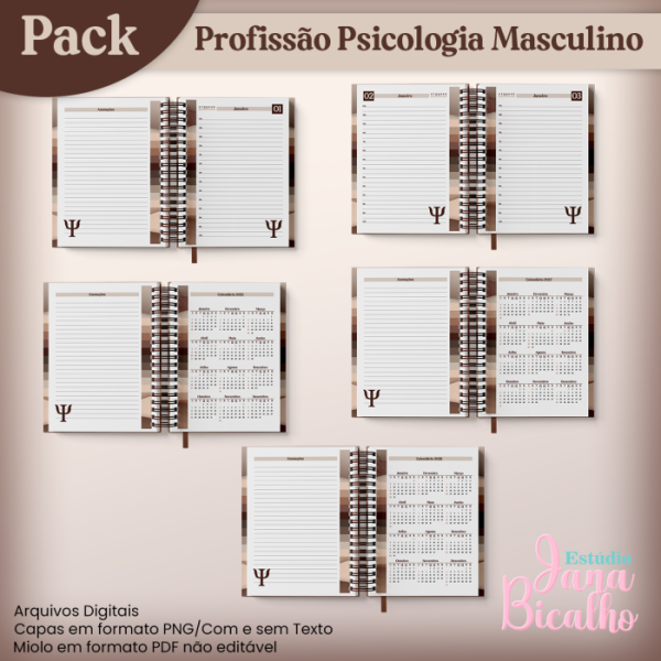 Pack Profissões - Psicologia Masculino - Image 5