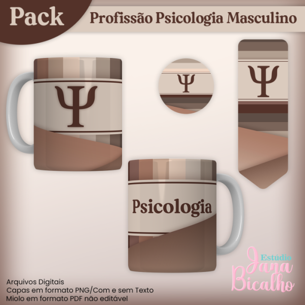 Pack Profissões - Psicologia Masculino - Image 8