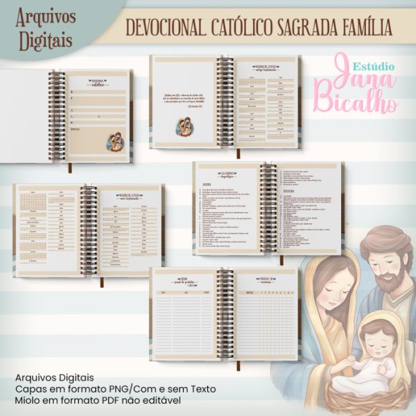 Devocional Católico A5 Sagrada Família - Imagem 2