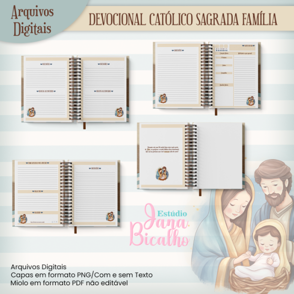 Devocional Católico A5 Sagrada Família - Imagem 3