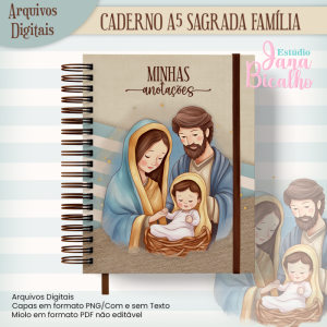Caderno Pautado A5 Sagrada Família