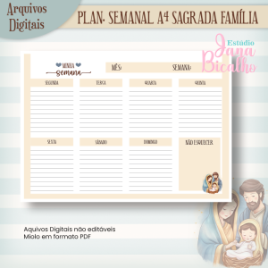 Planejamento Semanal A4 Sagrada Família
