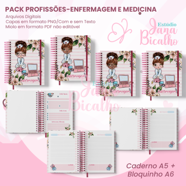 PACK Profissões-Enfermagem e Medicina - Imagem 3