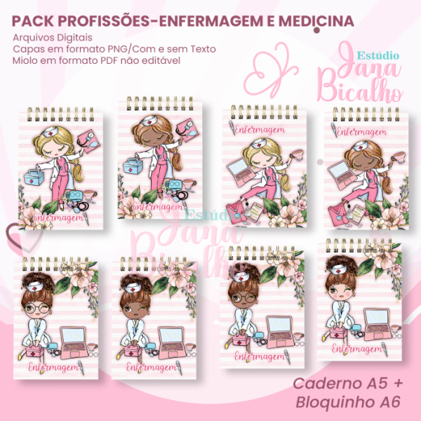 PACK Profissões-Enfermagem e Medicina - Imagem 4