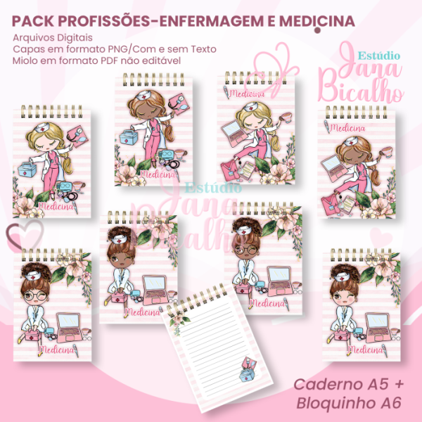 PACK Profissões-Enfermagem e Medicina - Imagem 5
