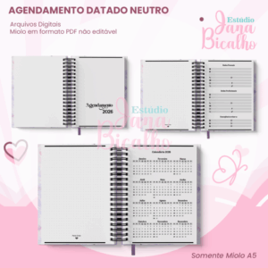 Agendamento Datado Neutro 2026