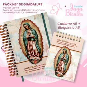 PACK Caderno Pautado A5+Bloquinho A6 - N.Sª de Guadalupe