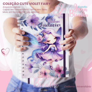 Caderno Universitário Coleção Cute Violet Fairy