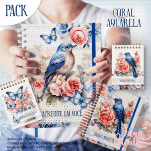 Pack Coral Aquarela