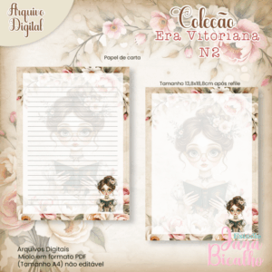 Papel de Carta Coleção Era Vitoriana N2