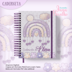 Caderneta de Saúde Chuva de Benção Menina + Brinde