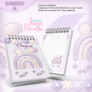 Bloquinho A6 Chuva de Benção Menina