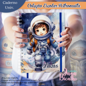 Caderno Universitário Coleção Escolar Astronauta
