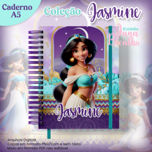 Caderno A5 Coleção Jasmine