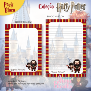 Pack Blocos de Anotações Coleção Harry Potter N3