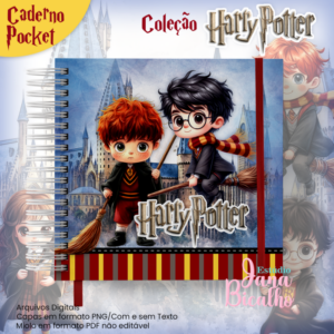 Caderno Pocket Coleção Harry Potter