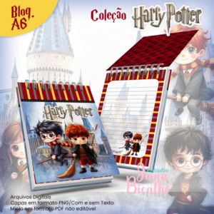 Bloquinho A6 Coleção Harry Potter N5