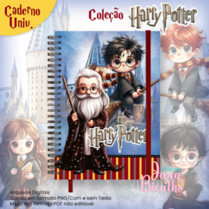 Caderno Universitário Coleção Harry Potter