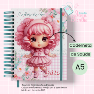 Caderneta de Saúde Boneca + Brinde