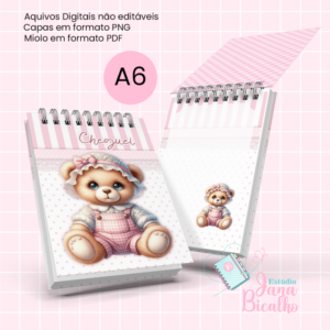 Bloquinho A6 Ursinha Cute