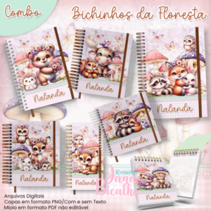 COMBO Bichinhos da Floresta Menina