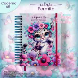 Caderno A5 Coleção Permita