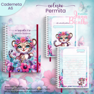 Caderneta A6 Coleção Permita