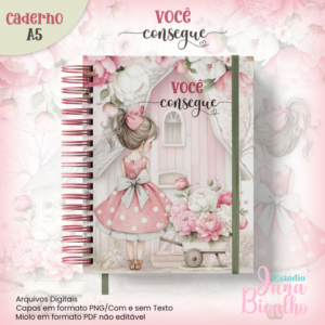 Caderno A5 Você Consegue